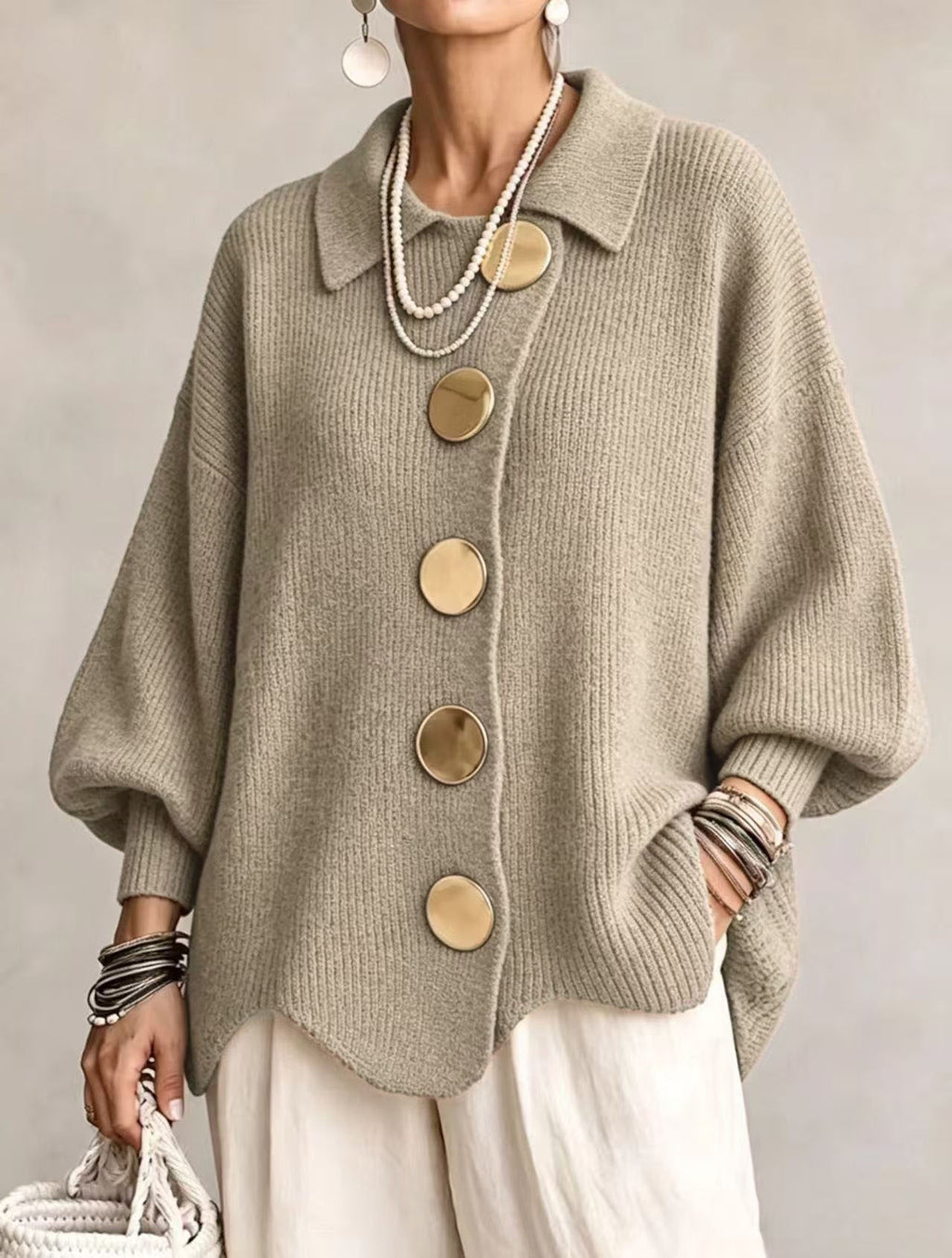 Cora - Heavyweight Oversized Cardigan