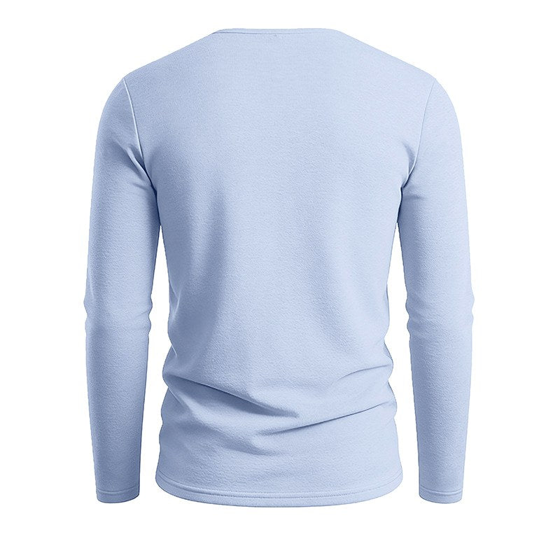 Lance - Men's V-Neck Long Sleeve T-Shirt