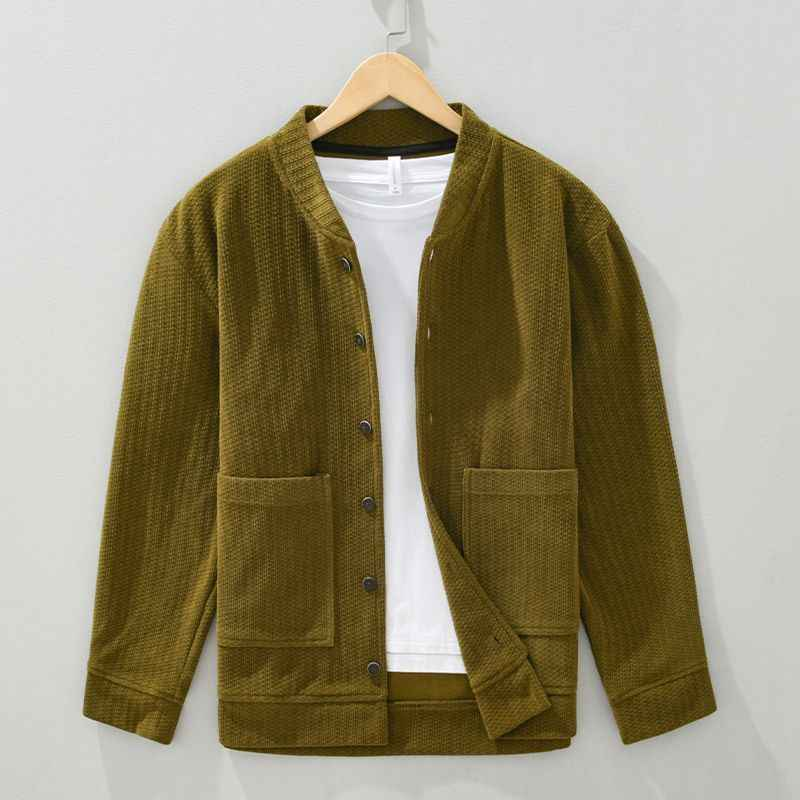 Knit Jacket with Multiple Pockets