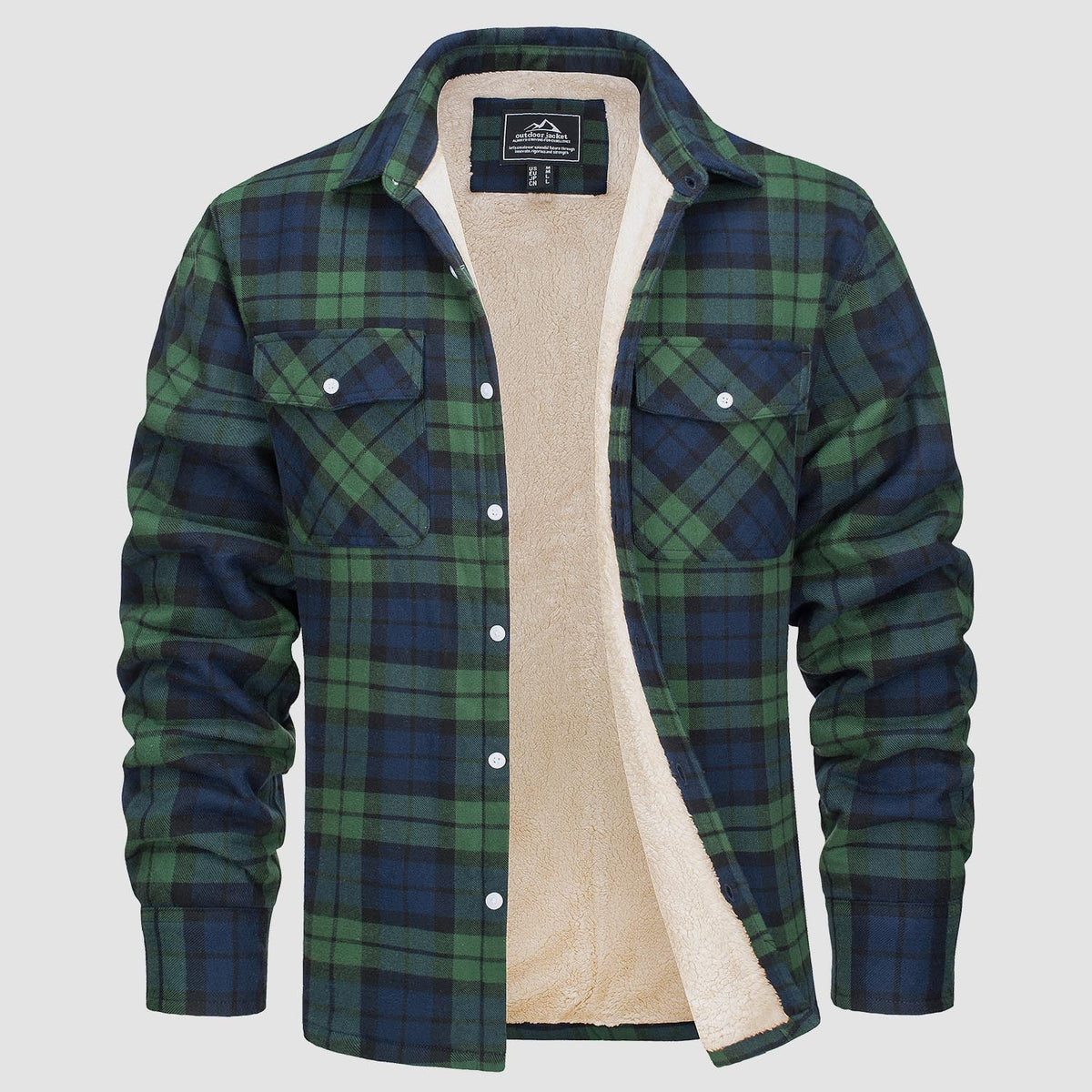 Lightweight Fleece Shirt Jacket