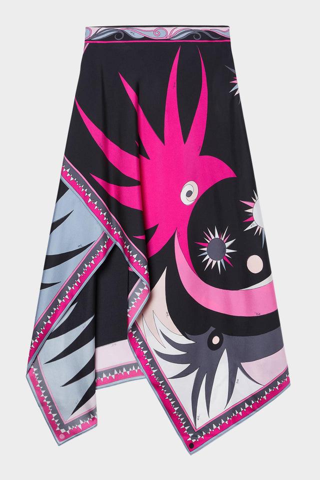 Coordinated Abstract Skirt Set