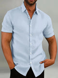 Men’s Classic Collar Shirt for Summer Wear