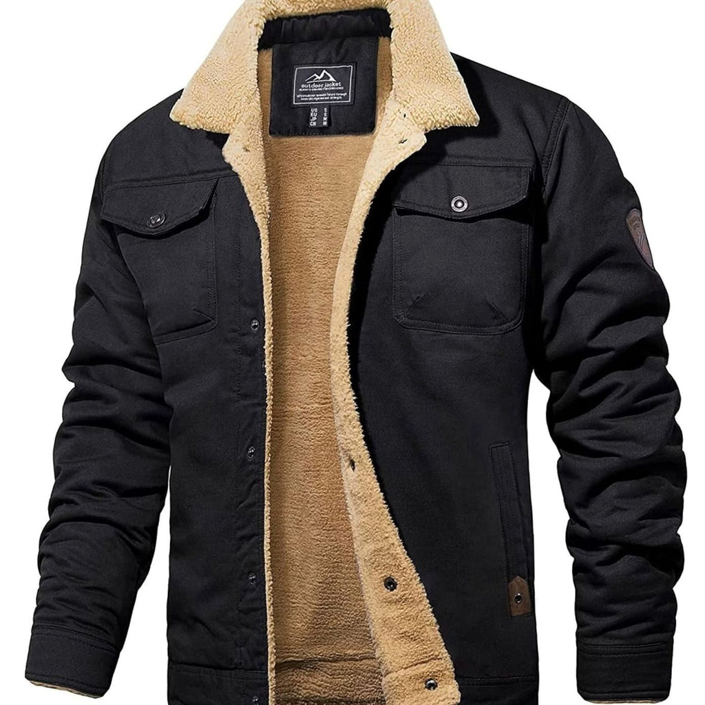 Men's Jacket - Sherpa-Lined & Relaxed Fit