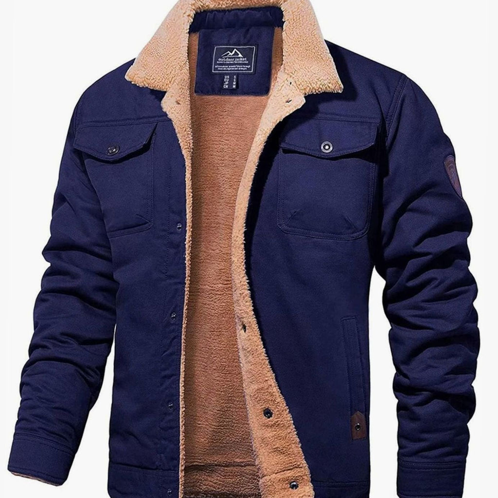 Men's Jacket - Sherpa-Lined & Relaxed Fit
