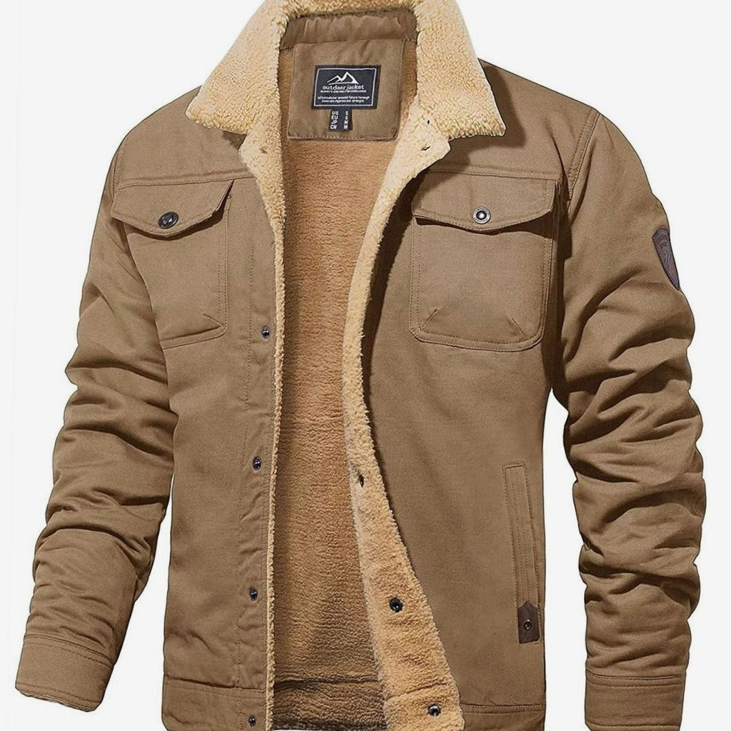 Men's Jacket - Sherpa-Lined & Relaxed Fit