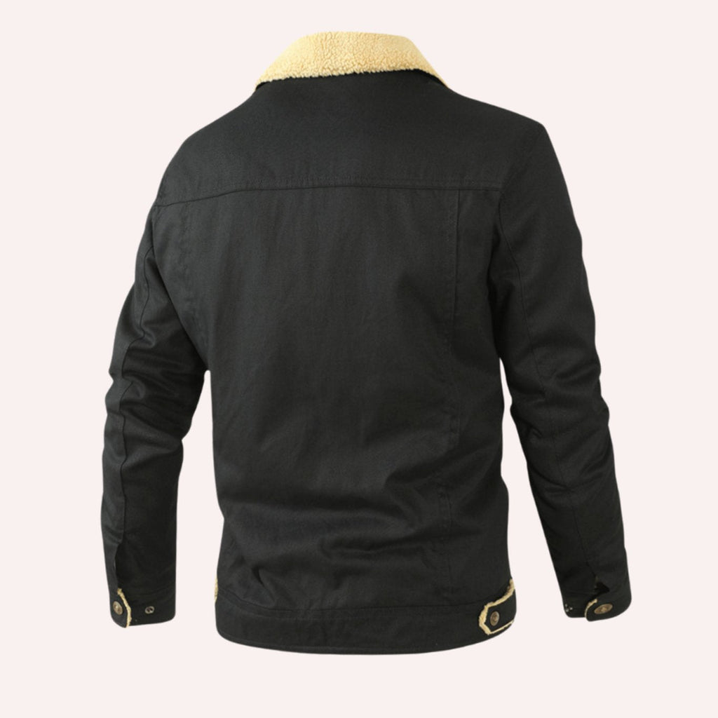 Men's Jacket - Sherpa-Lined & Relaxed Fit