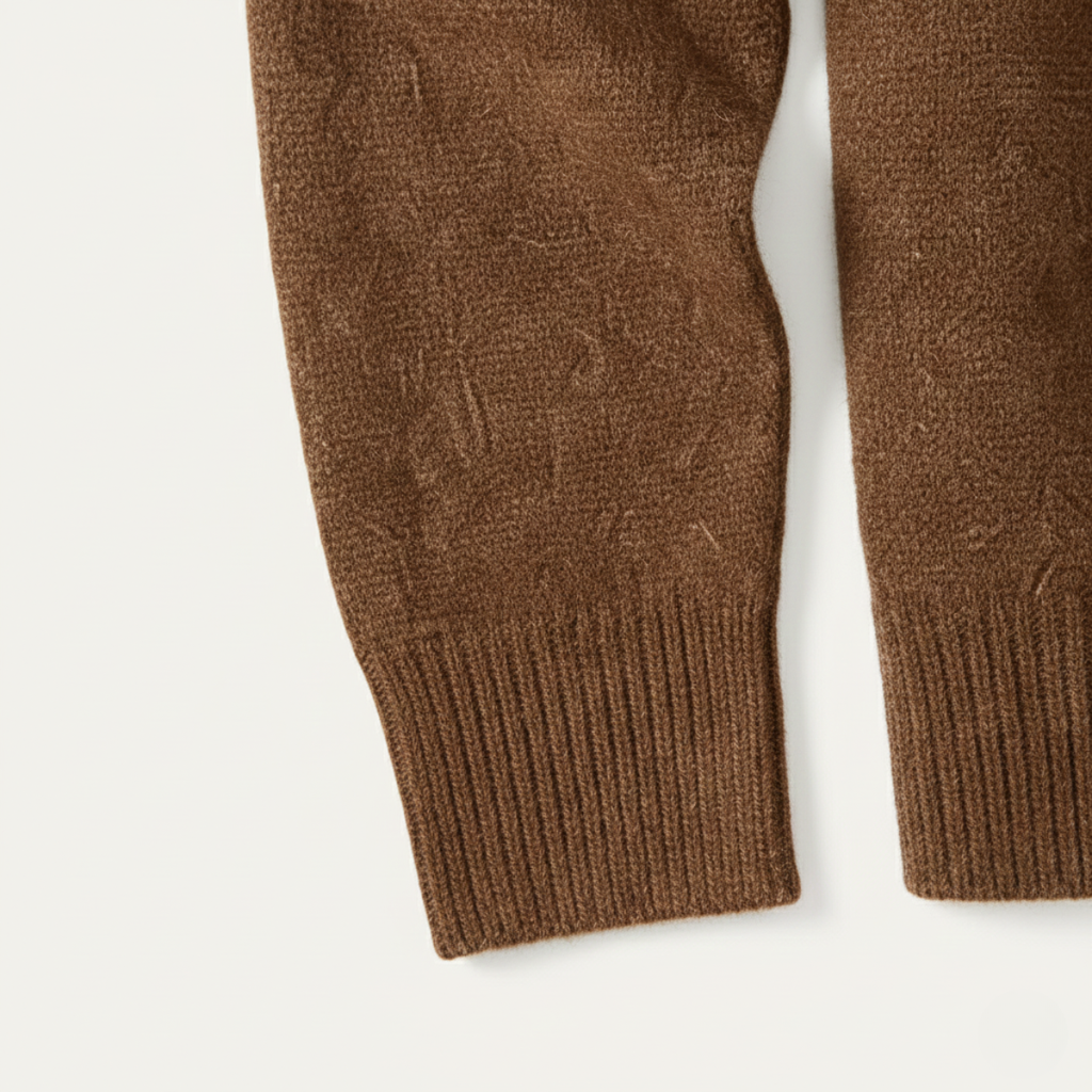 Men's Knit Polo Sweater - Soft & Comfortable