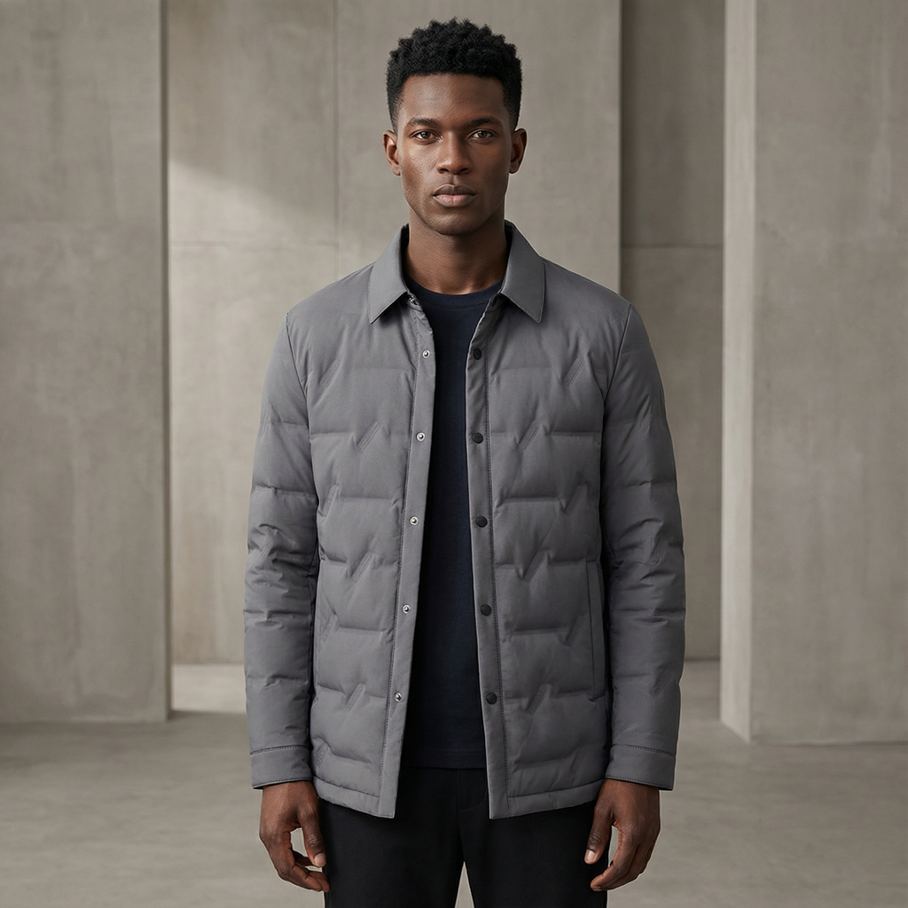 Men's Lightweight Jacket - Warm & Tailored Fit