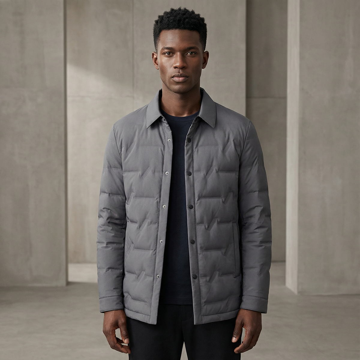 Men's Lightweight Jacket - Warm & Tailored Fit