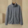 Men's Mock Neck Jacket Full Zip Lightweight Warm Layering