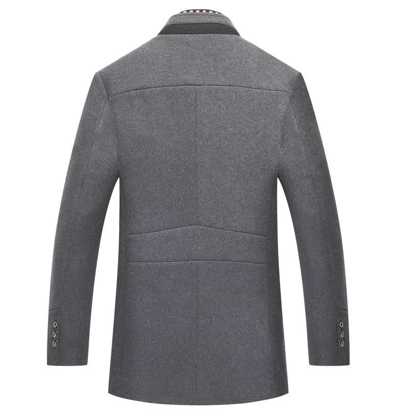 Men's Pea Coat - Tailored Fit & Warm