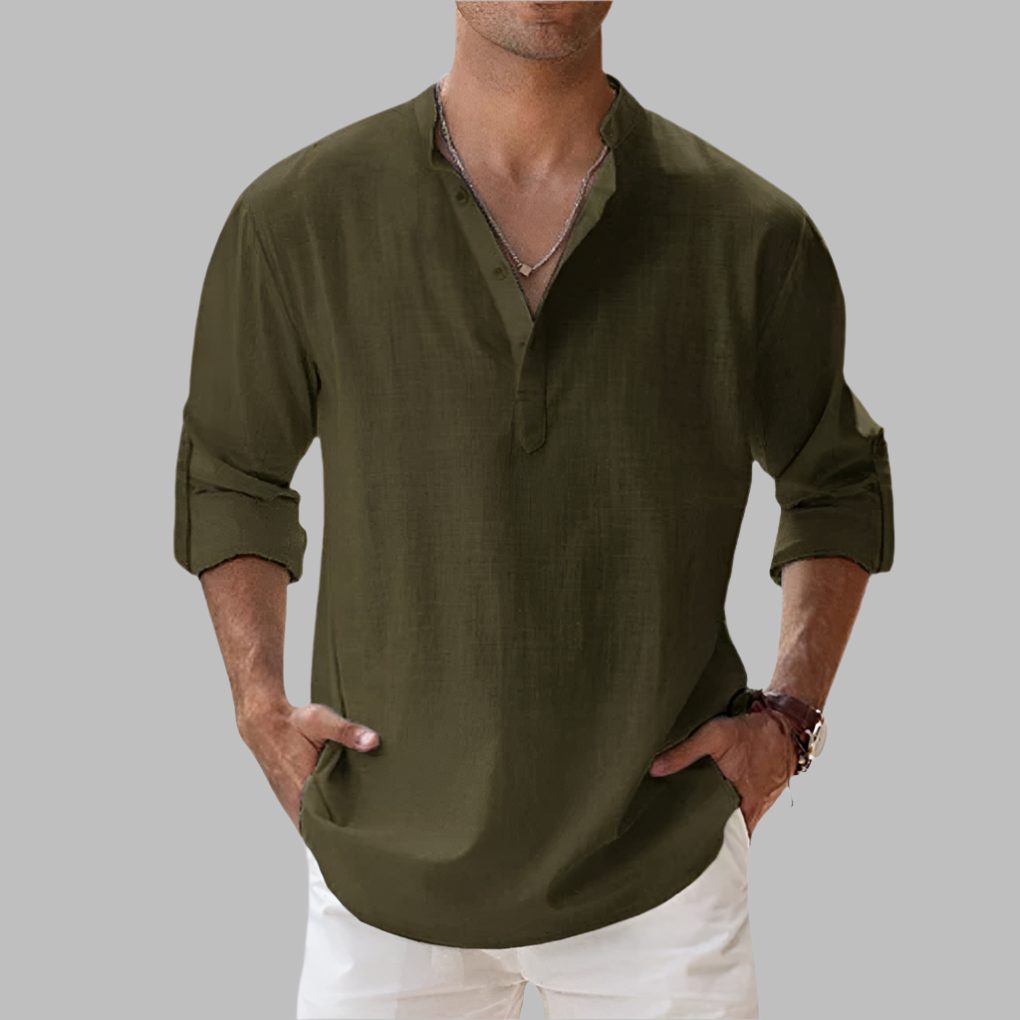 Men's Polo Shirt - Relaxed Fit & Breathable Summer Style