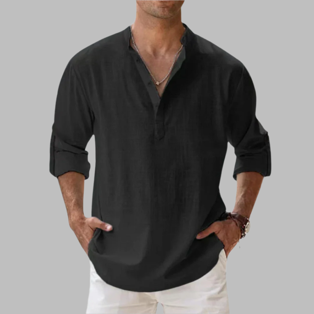Men's Polo Shirt - Relaxed Fit & Breathable Summer Style