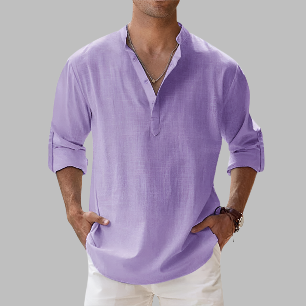Men's Polo Shirt - Relaxed Fit & Breathable Summer Style