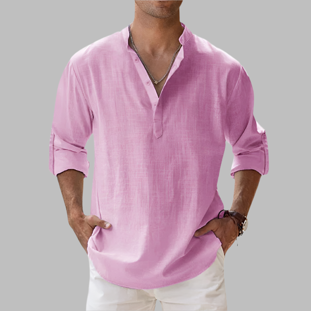 Men's Polo Shirt - Relaxed Fit & Breathable Summer Style