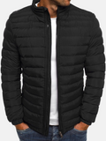 Men's Quilted Jacket - Warm Lined & Timeless Design