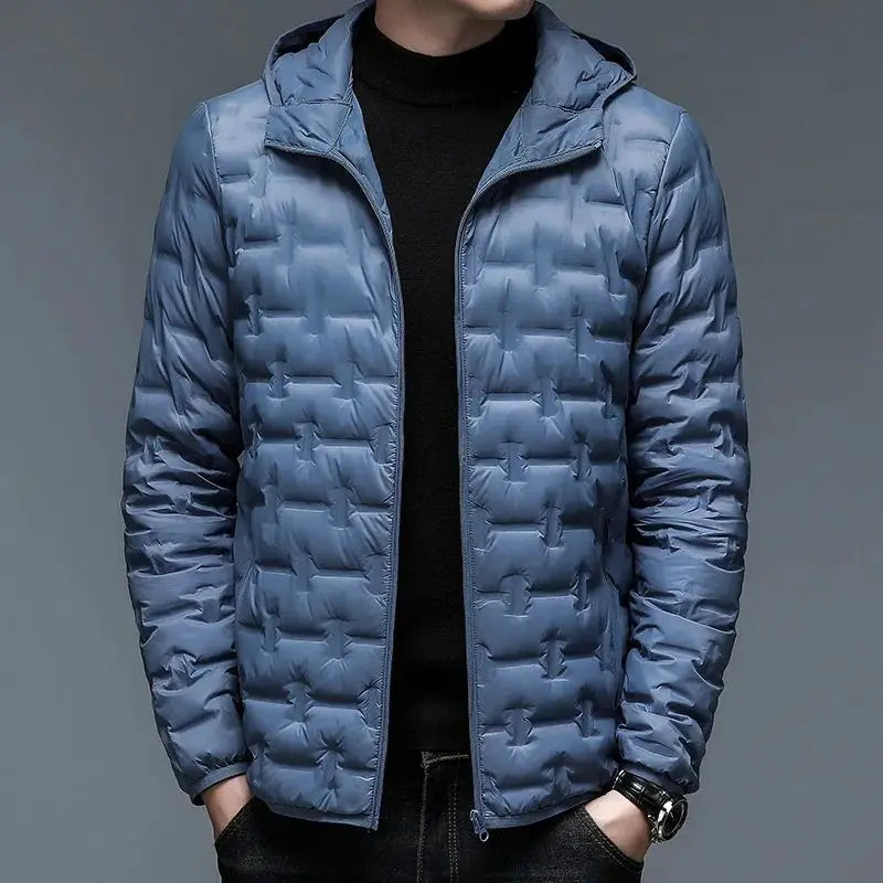 Men's Wind Resistant Jacket Lightweight Winter Coat