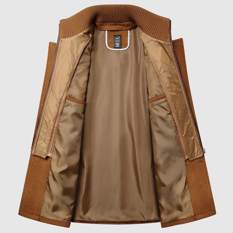 Men's Winter Coat - Zip Detail & Regular Fit