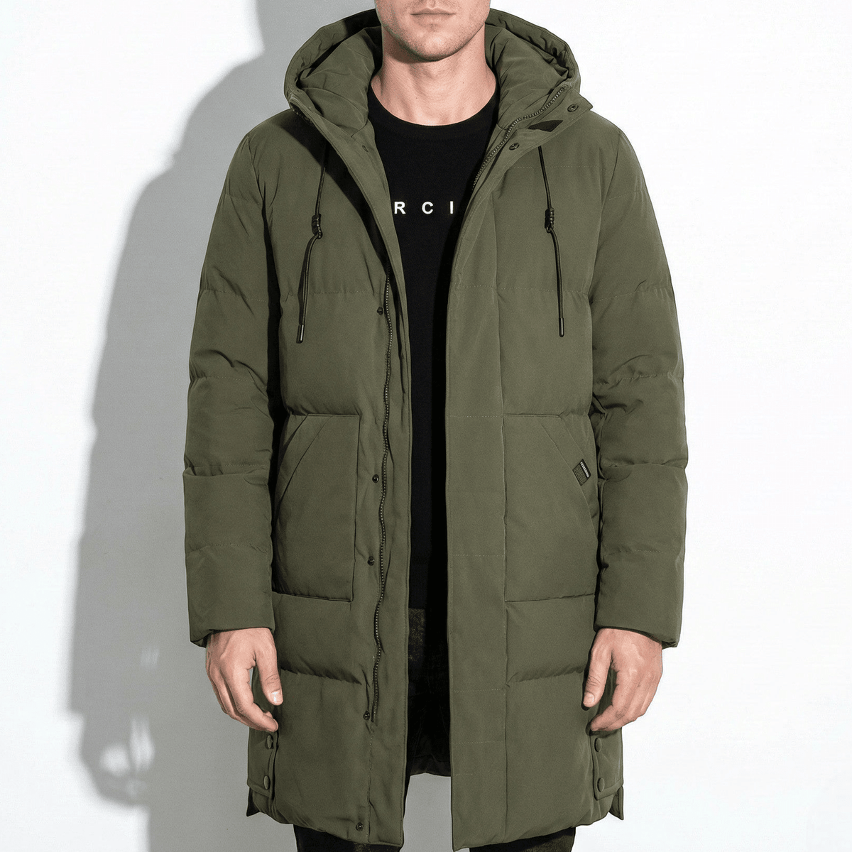 Men's Winter Parka - Hooded & Weather-Resistant