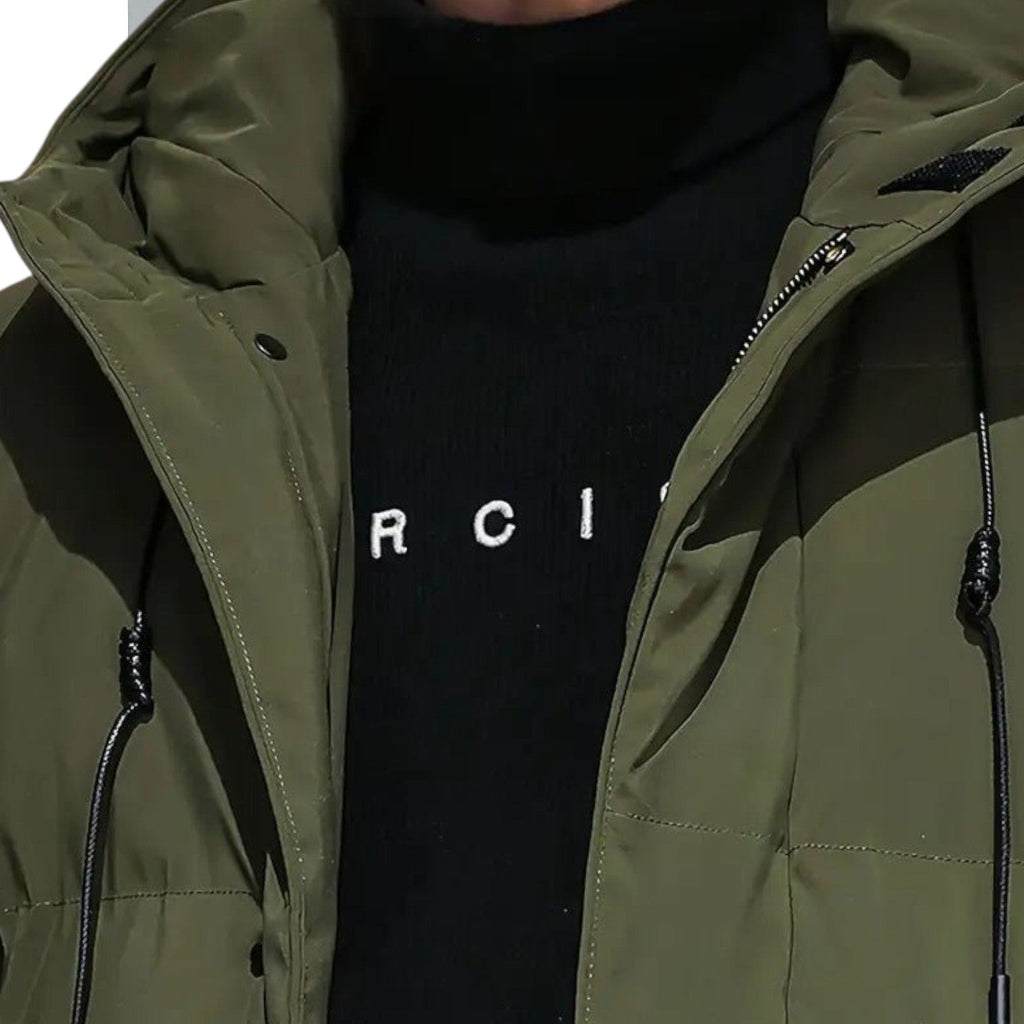 Men's Winter Parka - Hooded & Weather-Resistant