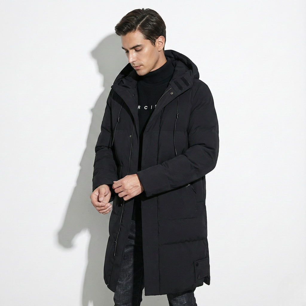 Men's Winter Parka - Hooded & Weather-Resistant