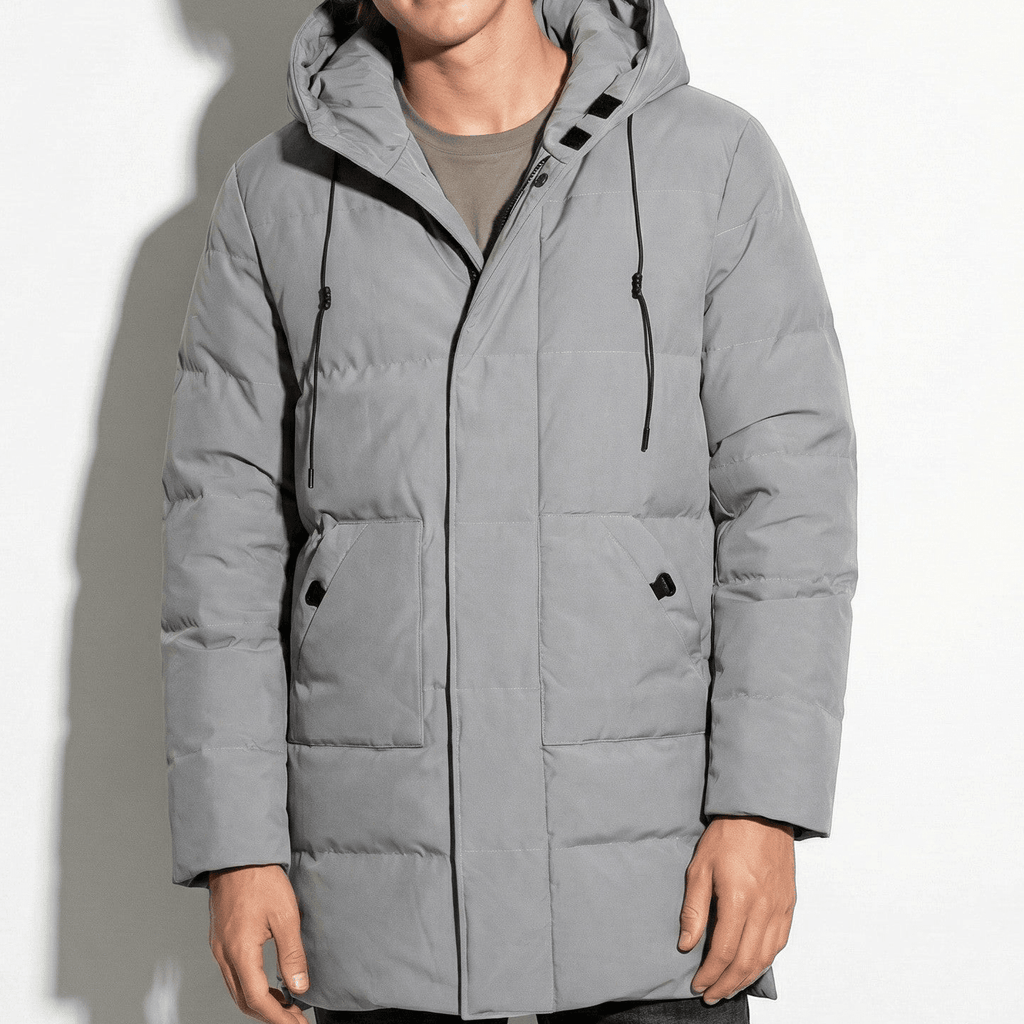 Men's Winter Parka - Hooded & Weather-Resistant
