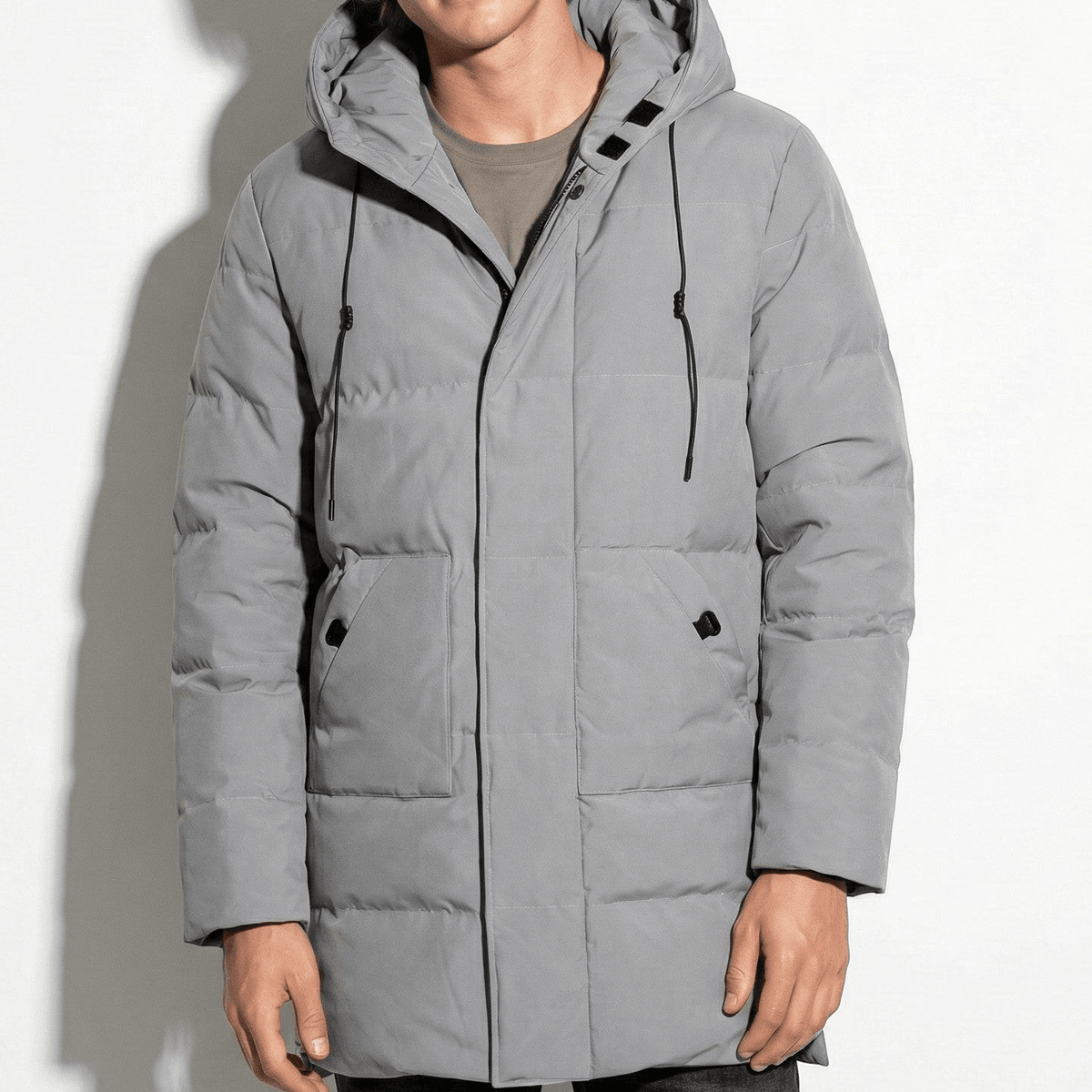 Men's Winter Parka - Hooded & Weather-Resistant