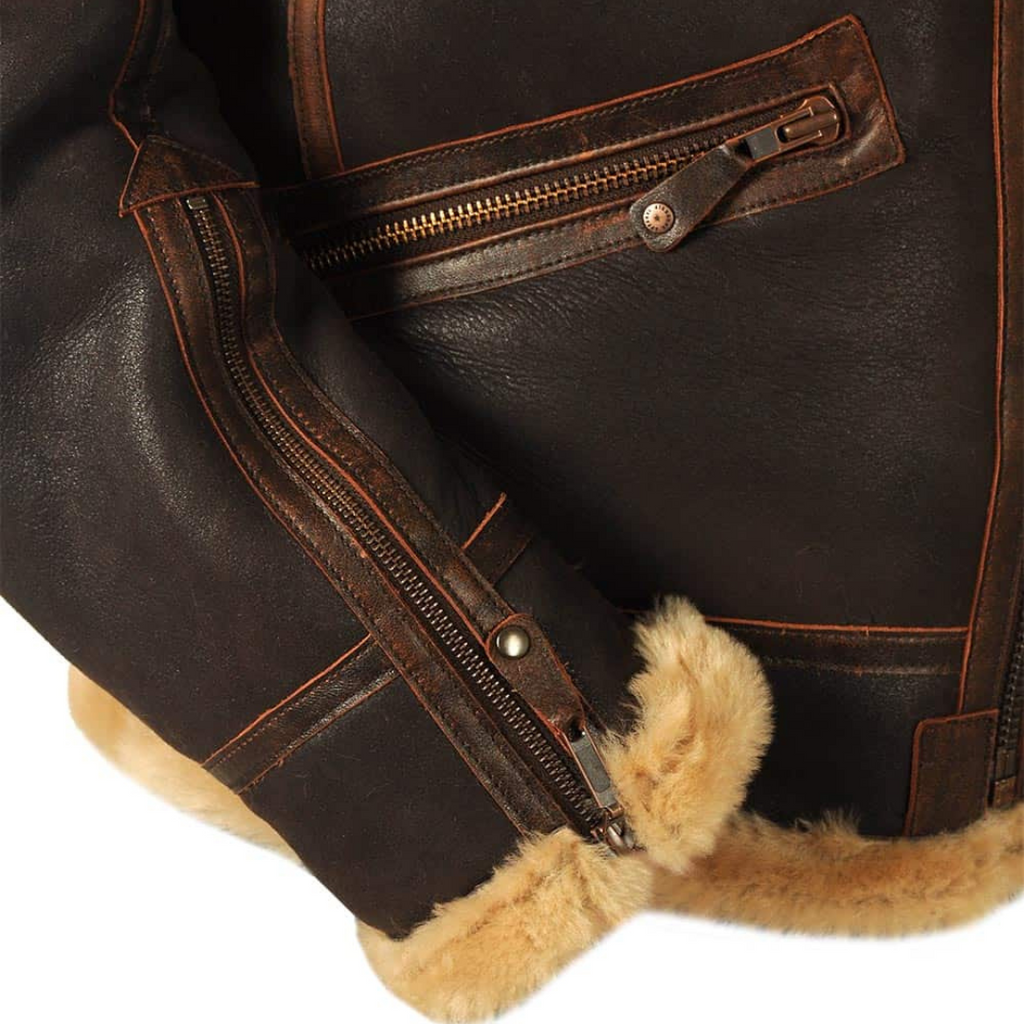 Men's Zip-Up Jacket - Raised Collar & Front Pockets