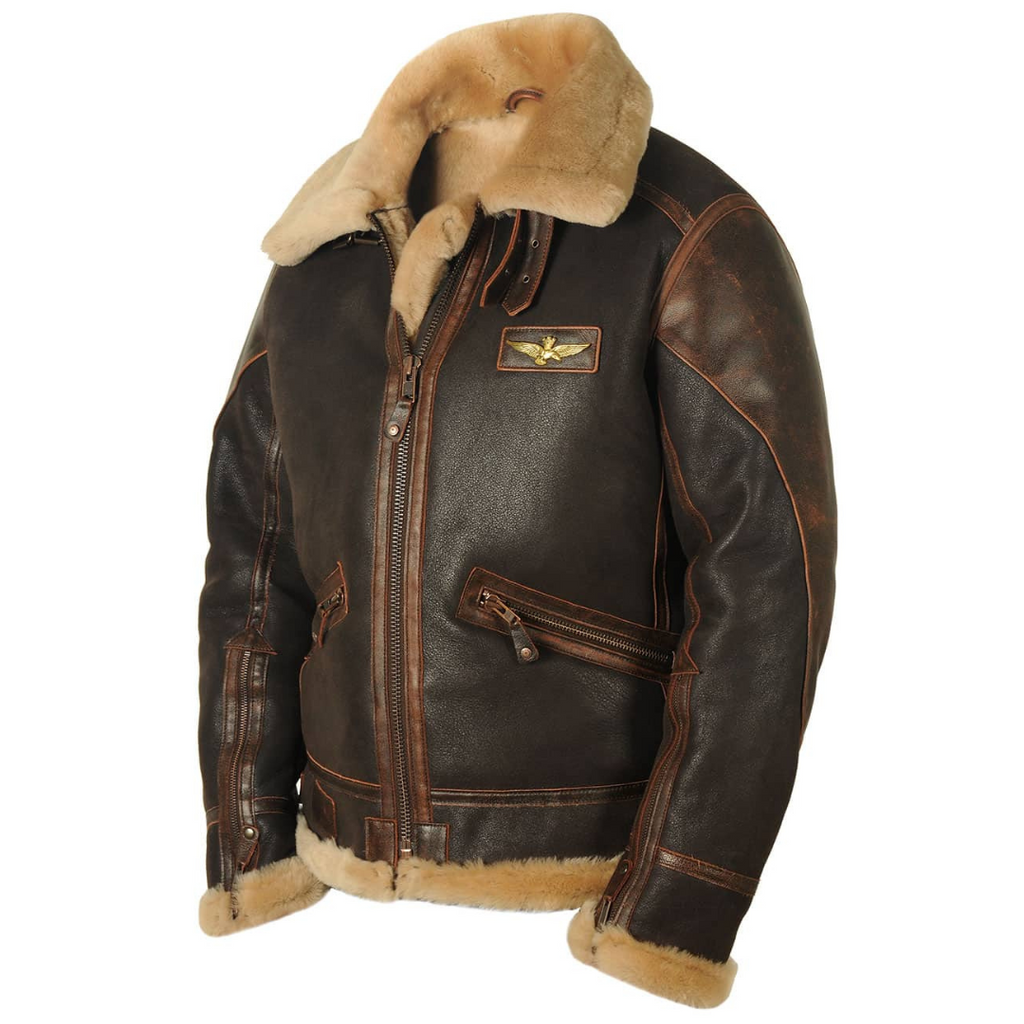 Men's Zip-Up Jacket - Raised Collar & Front Pockets