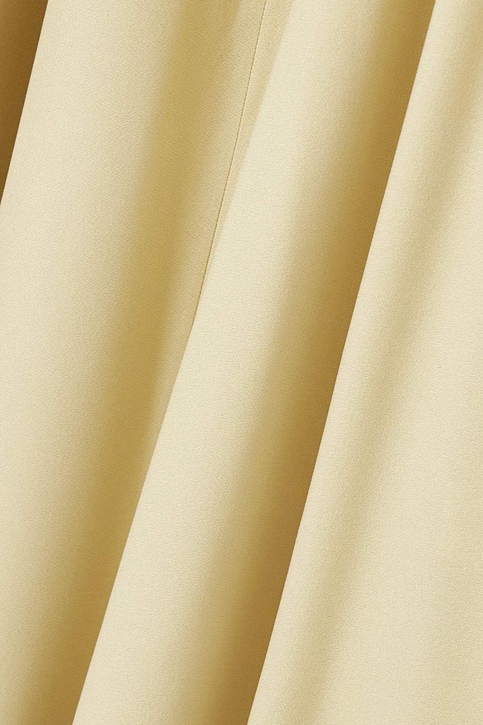 Modern Fringed Crepe Kaftan