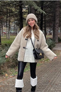 Modern Sherpa Fleece Loose Jacket