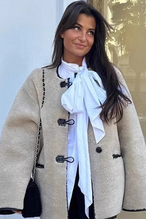 Modern Sherpa Fleece Loose Jacket