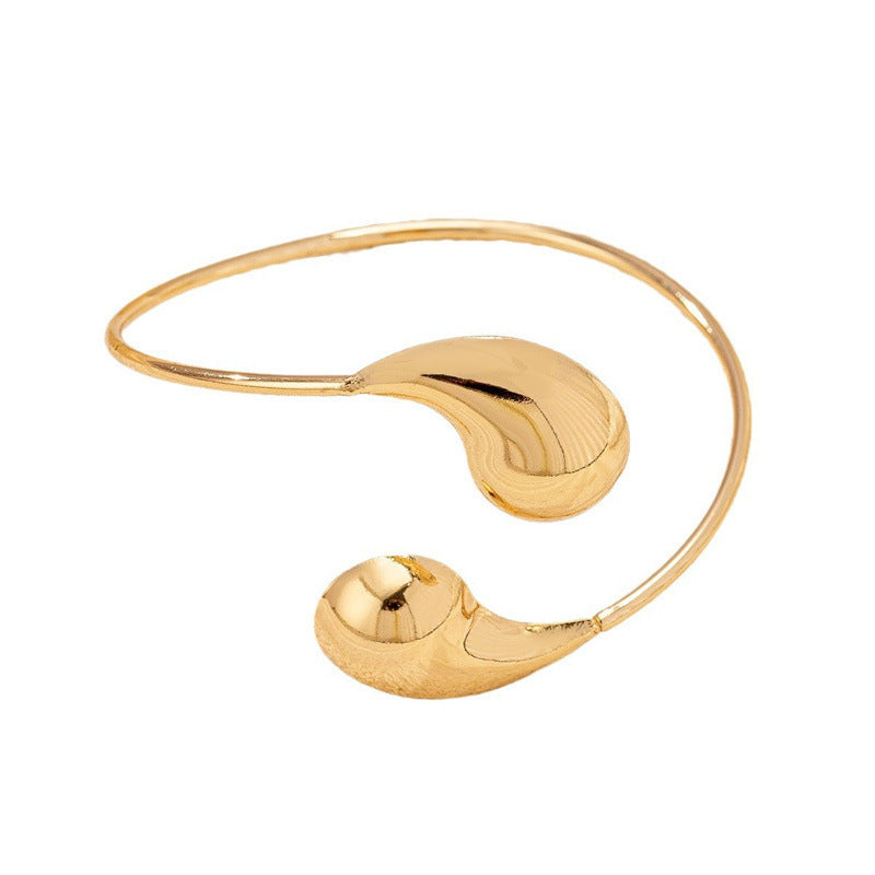 Lunaria Minimalist Women's Bracelet with Sparkling Drop