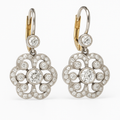 Retro Crystal Mandala Earrings - Limited Edition Prestige Collection