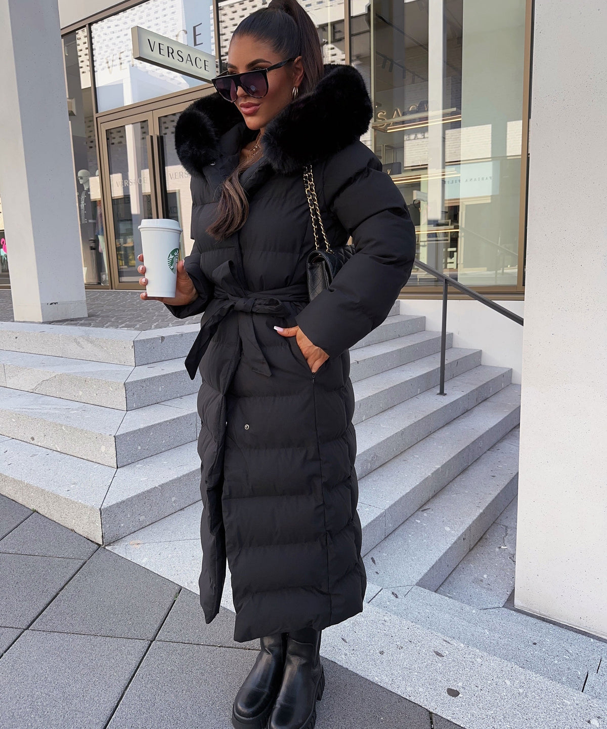 Women’s Long Winter Puffer Jacket