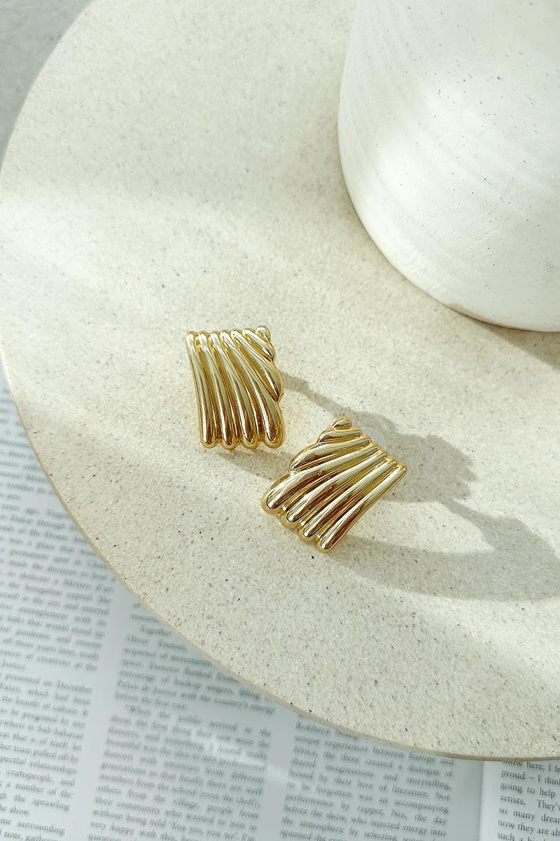 Statement Rina Earrings Gold