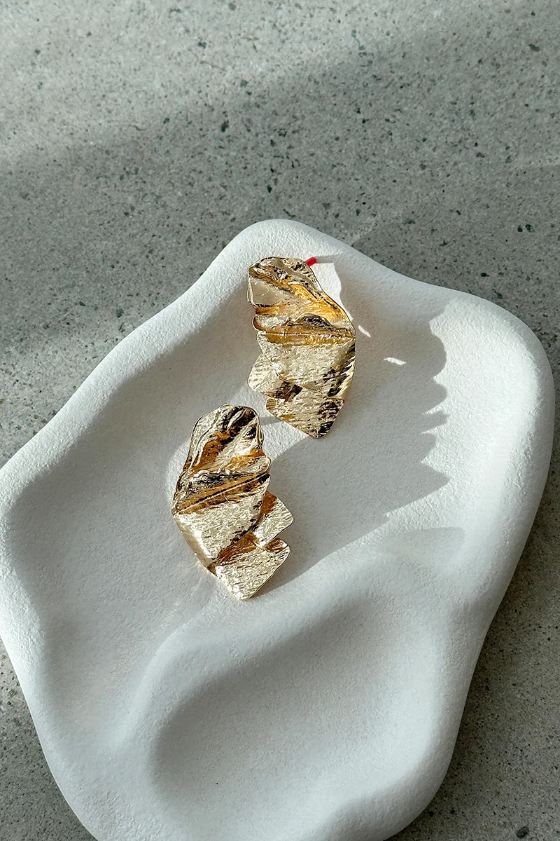 Statement Mase Earrings Gold