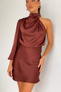 Lissy Mini-Length Dress Brown