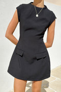 Thea Mini-Length Dress Black