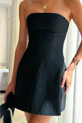 Evelyn Mini-Length Dress Black