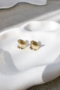 Statement Erin Hoop Earrings Gold