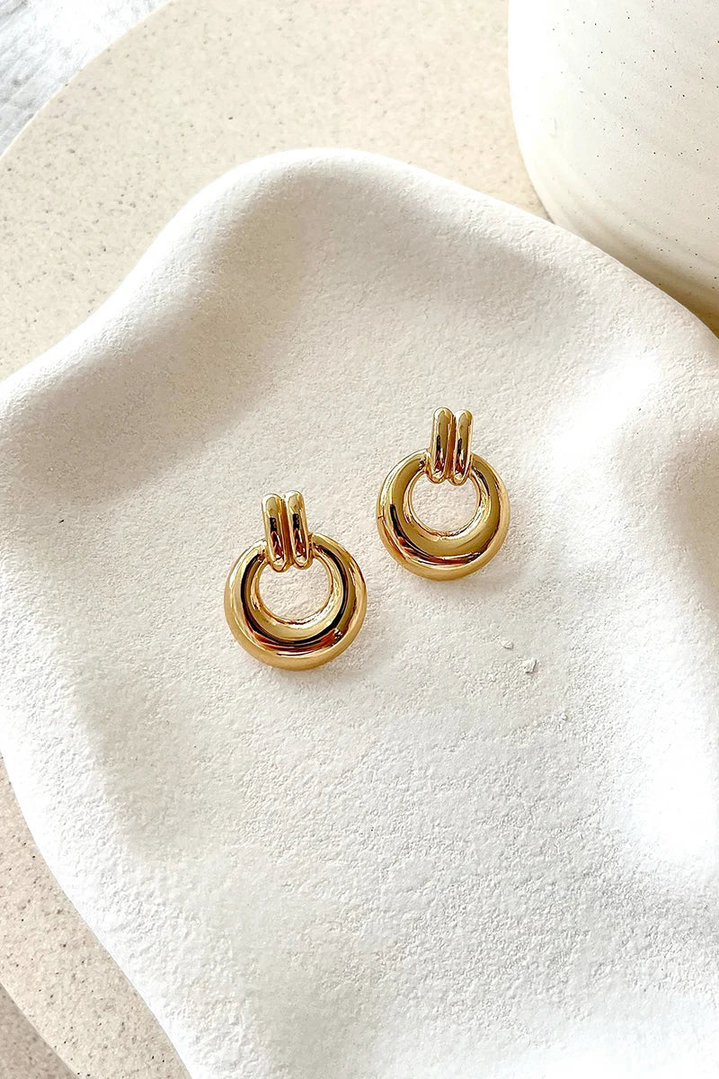 Statement Paloma Earrings Gold