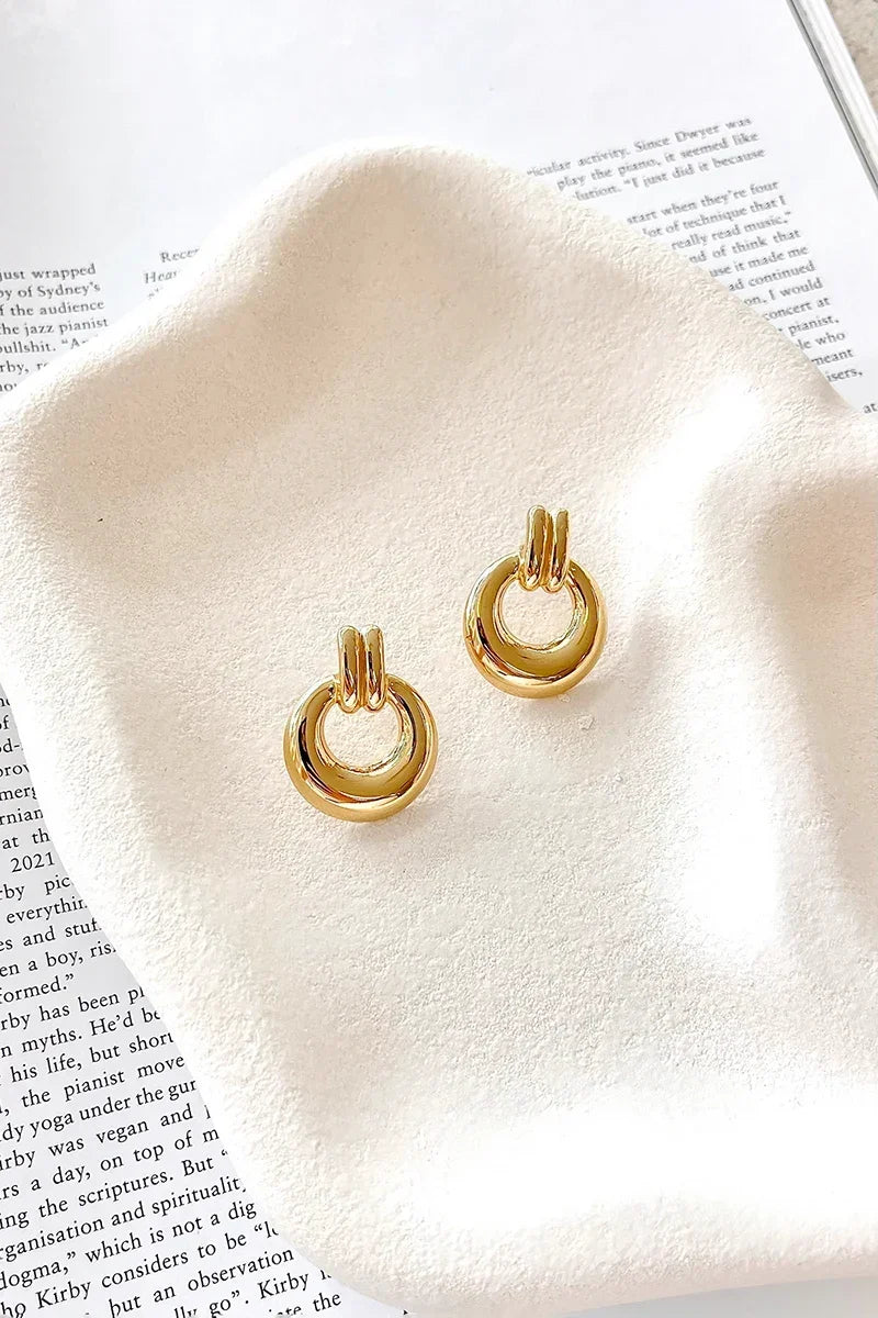 Statement Paloma Earrings Gold