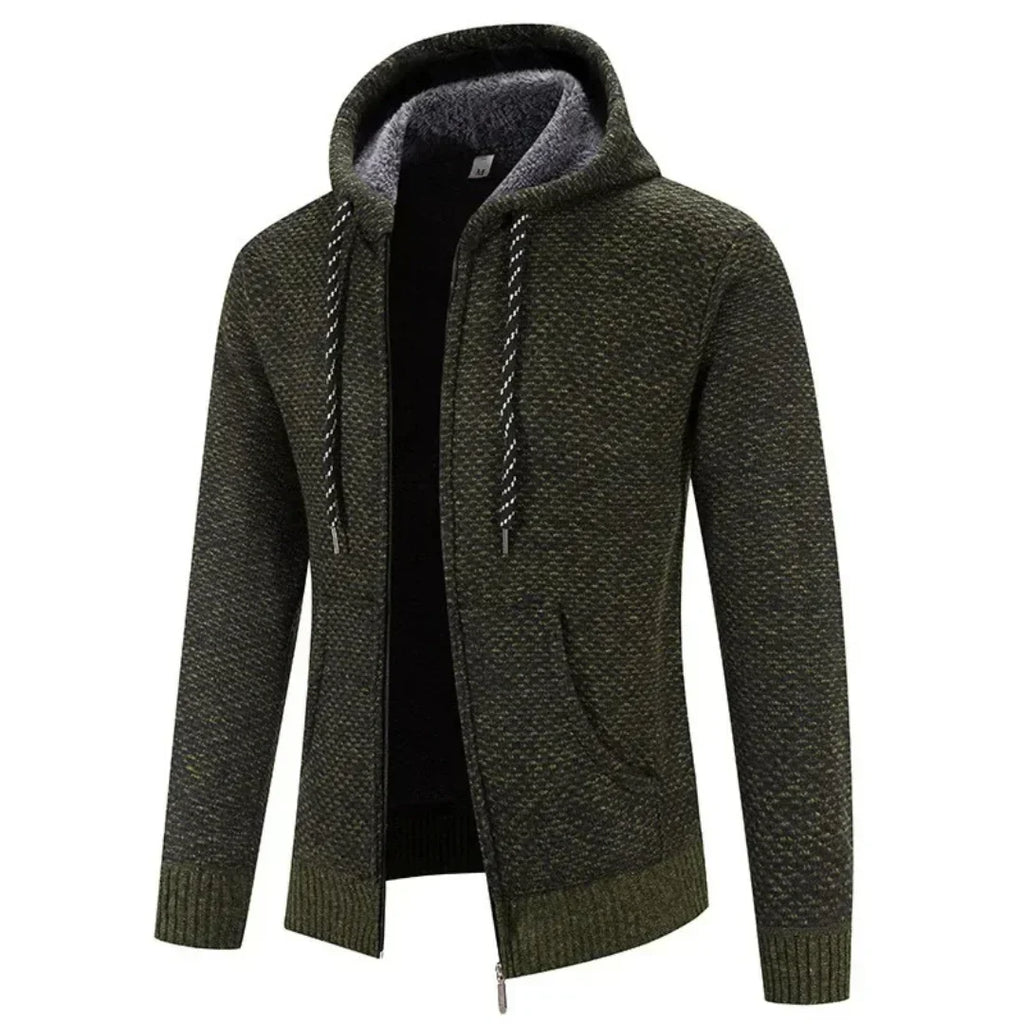 Lined Corduroy Hoodie