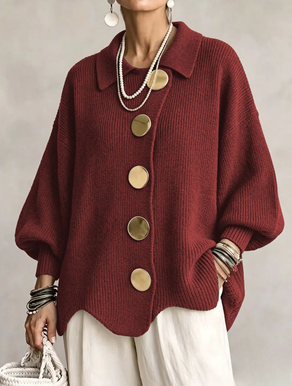 Cora - Heavyweight Oversized Cardigan
