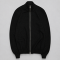 Renz - Men's Ribbed Full-Zip Knit Cardigan