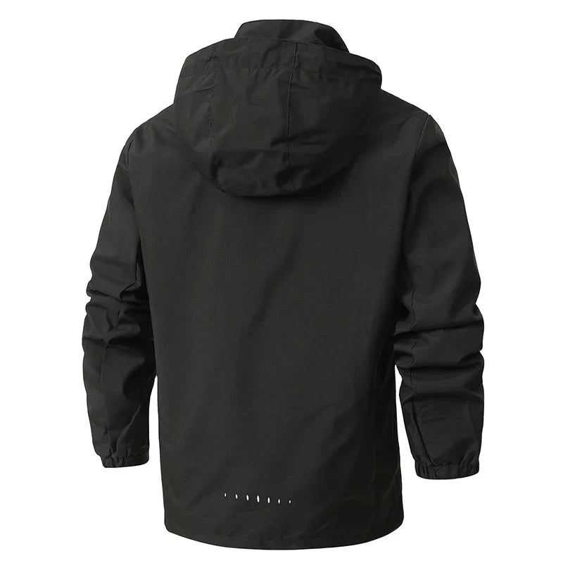 Water-Resistant Polyester Windbreaker