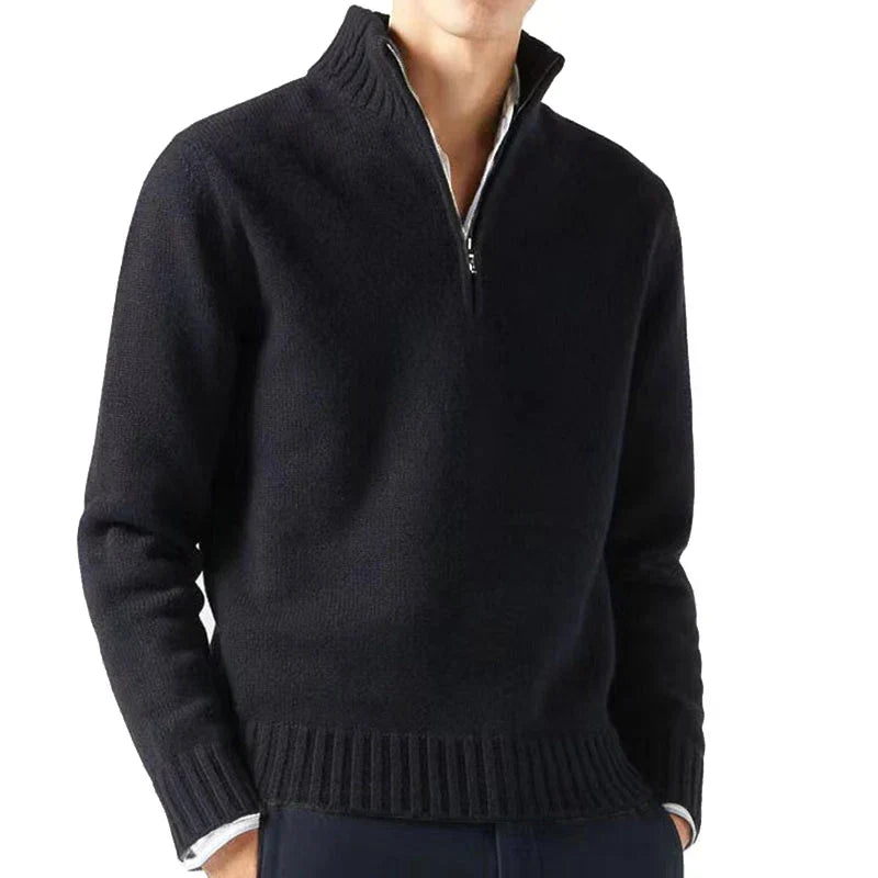 Corduroy Sweater with Hood