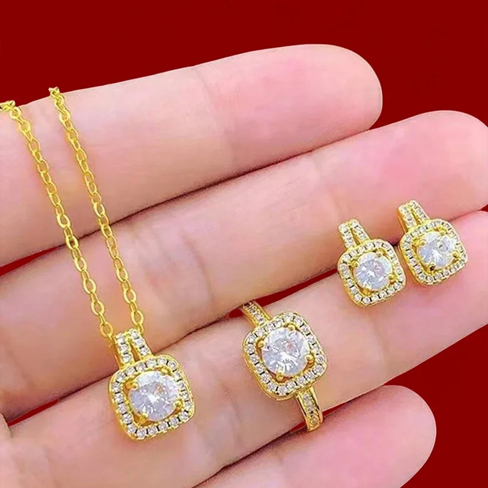 Luxury Cube Jewelry Set Limited Edition Exclusive Collection