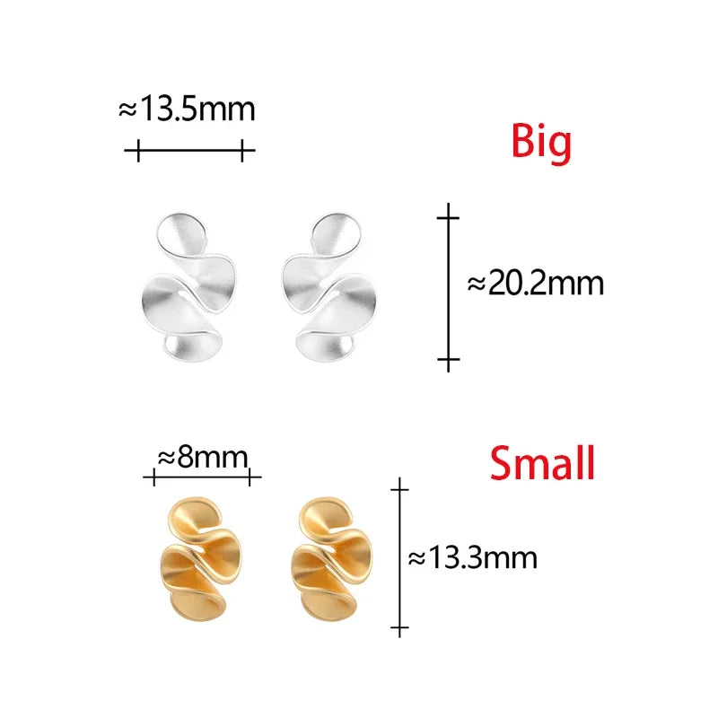 18K Gold and Sterling Silver Flower Stud Earrings Limited Edition
